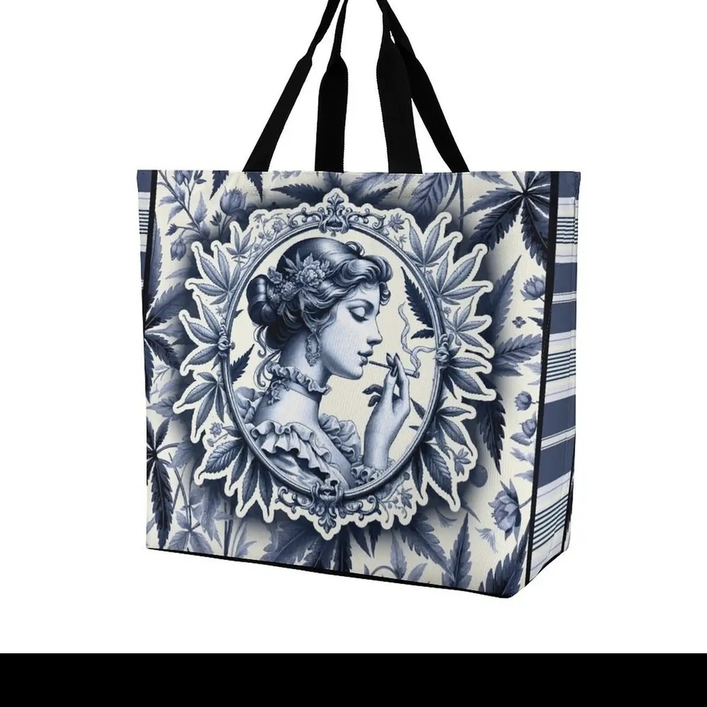 Elegant Blue Tote Bag
